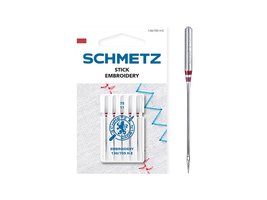 Embroidery 130/705H-E 75/11 5 stuks