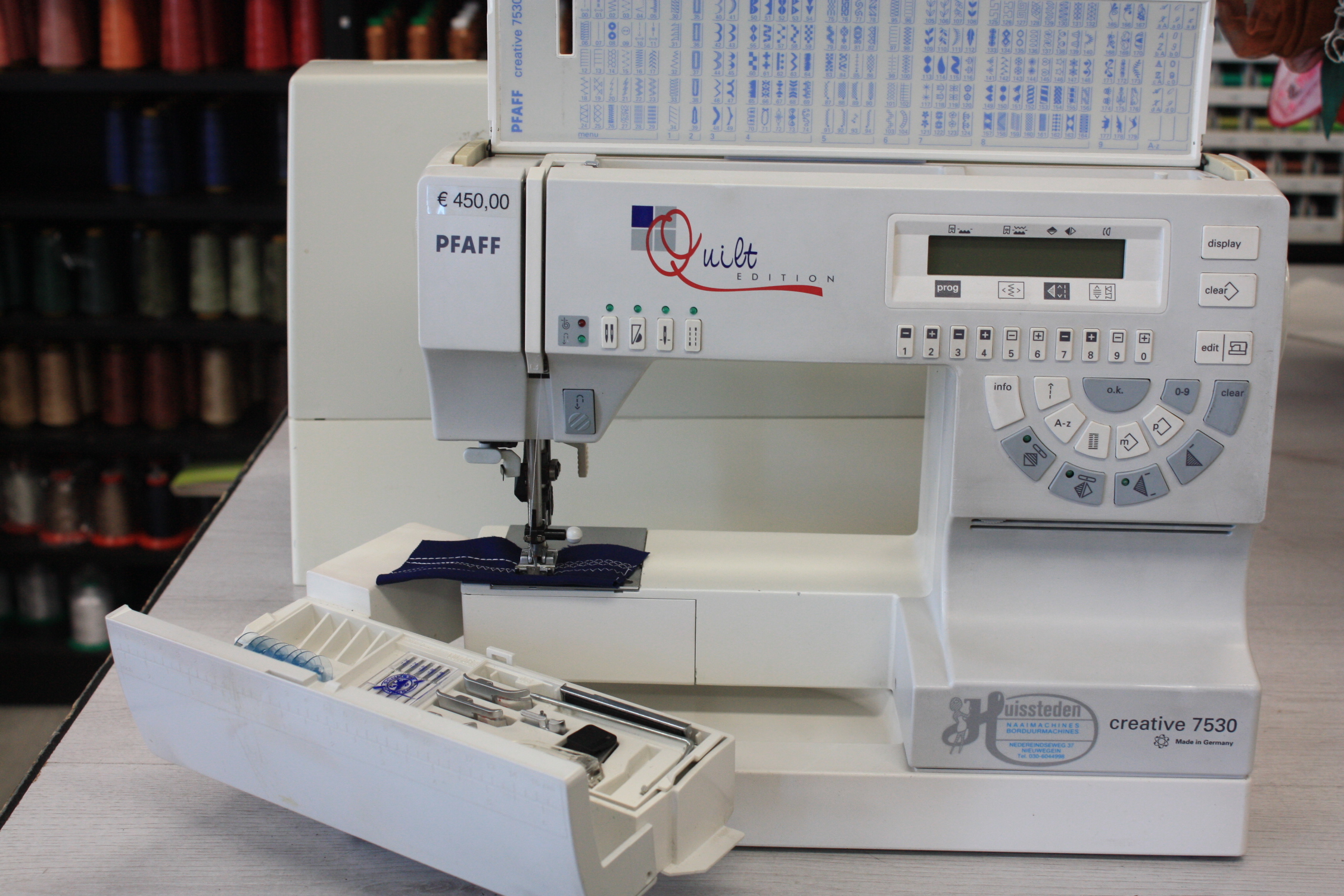 Pfaff Creative 7530 quilter edition